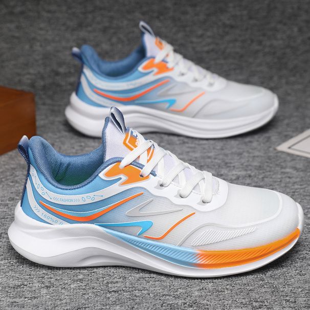 Spring Summer Couple Unisex Breathable Ultra-light Sports Student Soft Sole Running Fitness Shoes Travel Outdoor_desvips.com