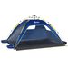 Carpa De Playa Pop-up Para 1-2 Personas Con 2 Accesos Y 2 Ventanas Y Bolsa De Transporte 220x173x120 Cm Azul Oscuro_desvips.com