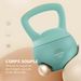 Kettlebell 6 Kg Haltère Avec Poignée Antidérapante Pour Fitness Musculation Cardio, 19 X 19 X 28 Cm Vert_desvips.com