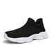 Summer Mesh Breathable Casual Sneakers Slip-On Sock New Fly Knit Shoes For Men_desvips.com