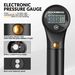 ROCKBROS Bicycle Air Pump, Mini Pump with 320PSI, Compatible with Presta and Schrader Valves, Equipped with Pressure Gauge_desvips.com