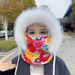 Winter Warm Lei Feng With Fleece Lining, Thickened Cold-Proof Face Mask And Neck Warmer, Integrated Outdoor Windproof_desvips.com