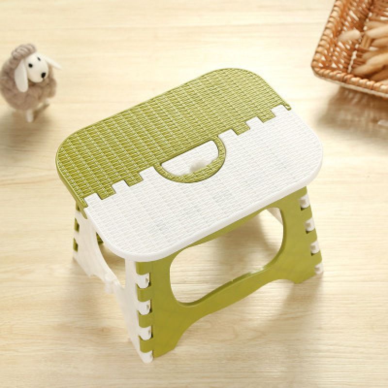 Foldable Plastic Stool Lightweight Portable Chair For Outdoor Home Travel Kids Study Stool With Non Slip Feet Compact Camping Seat_desvips.com
