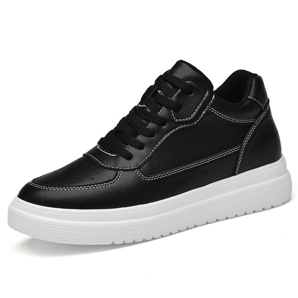 New Invisible Inner Men's 10cm Thick Sole Breathable Height Increasing 8 Sports 6 White Casual Board Shoes Men_desvips.com