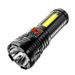 Cross-Border ABS Outdoor Household Portable USB Rechargeable COB Side Work Strong Light Mini Small Flashlight_desvips.com