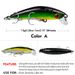 7.9G Freshwater Bass Lure Bionic Plastic Hard Diving Minnow Lua Bait 7cm Fishing Gear Supplies_desvips.com