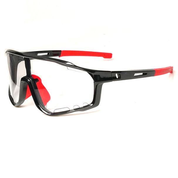 Large Frame One-piece Color-changing Lens Sports Sunglasses Motorcycle Bicycle Windshield Men And Women Riding_desvips.com
