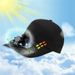 Outdoor Hiking Travel Solar Fan Cooling Baseball Hat Sport Cap Novelty Sun Hat_desvips.com