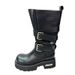 Cowhide Version~Venom 2025 New Thick-Soled Height-Increasing Retro Belt Buckle Knight Long High Boots_desvips.com