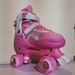 Children's PU Fully Flashing Double Row Inline Roller Skates Four Wheel Sports Outdoor Skateboards And Scooters_desvips.com