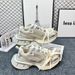 European Lace-Up Color-Block Runway Dad Shoes For Women 2025 Autumn Retro Distressed Thick-Soled Height-Increasing_desvips.com