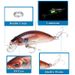 Lure Bait Cross Border Simulation Bait Hard Bait Luminous Minnow Bait Ring Beads Blood Groove Three Hooks Freshwater Sea Fishing Gear_desvips.com