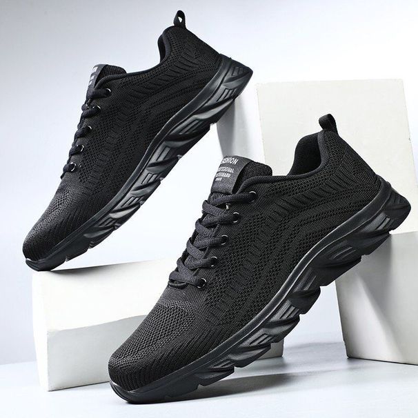 Extra Large Size 45-46 Super Cross-border New Men's Shoes Light Soft-soled Running Shoes Fly-woven Breathable, Light, Comfortable And Versatile_desvips.com