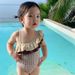 2026 New Girls' One-Piece Swimsuit Indoor Summer Fashion, Internet Celebrity Baby Girl Princess Swimwear For Outdoor Use_desvips.com