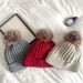 001 Autumn Winter New Thickened Fleece Pom Outdoor Warm Skiing Hiking Pullover Women's Knitted Hat_desvips.com
