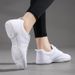 2316 Comfortable White Mesh Sneakers For Women Cheerleading Dance Fitness Aerobics Sports Training Shoes_desvips.com