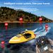 500m GPS Nesting Night Light Motor Three-Chamber 40-Point Positioning Fishing Boat Yellow Remote Control High-Speed Long_desvips.com