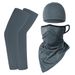 Unbeatable Quality New Summer Outdoor Cycling Hat Ear Hanging Triangle Scarf Ice Silk Sunscreen Sleeve Set_desvips.com