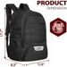 Football Black Independent Shoe Compartment Sports Backpack Oxford Cloth_desvips.com