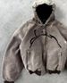 Zipper Hoodie Cool Boy Internet Celebrity Hooded Cardigan Little Bell Letter New Print Top Jacket_desvips.com