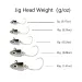 TEKNIK Jig Head 2pcs/bag Jig Lure Black Minnow 5g 10g 15g 25g 40g Jigging Lure For Seabass Black Minnow Spinning Artificial Bait_desvips.com