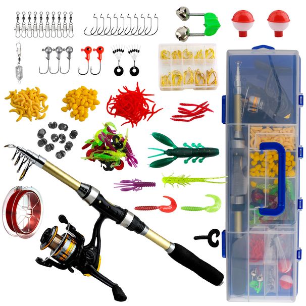 Rod Combo Tackle Bag Gear Set Long Distance Sea Rod Fishing Reel Line Combination Full Set Of Suits_desvips.com