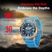 NORTH EDGE TRITON-TI Titanium Stainless Solar-Powered Diving Watch Luxury Quartz Watches For Men 300M Waterproof 180+_desvips.com