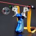Laser 98K Level Infrared Resin 98k Quick Press Flat Rubber Band Fiber Optic Sight Slingshot Device_desvips.com