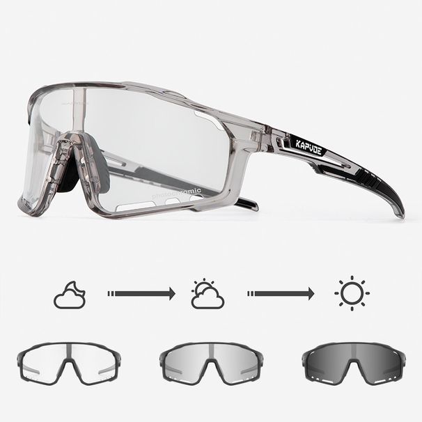 Color Changing Cycling Kapvoe Glasses For Men And Women, Outdoor Sports, Day And Night Use, Road Bicycle Windproof Goggles_desvips.com