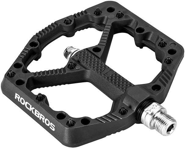 ROCKBROS Bicycle Pedals, suitable for Mountain Bikes and Road Bikes, with 9/16" size and 3 Sealed Bearings_desvips.com