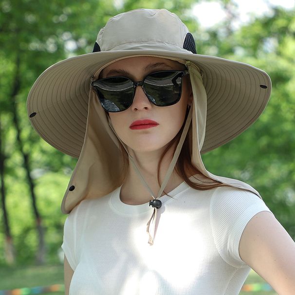 Outdoor Sun Hat For Hiking & Fishing - UPF 50+ With Face & Neck Protection (Breathable & Lightweight)_desvips.com