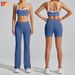 Women's Quick Drying Fitness Sports Set Tight Fitting Yoga Outdoor Running Clothing High Elastic Spring Summer_desvips.com