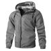 Night Reflective Jackets Men Double Fabric Waterproof Windbreaker Hooded Jacket Man Hip Hop Cycling Sports Zipper Coats_desvips.com