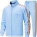 Men's Lightweight Running Jacket & Pants Set - Breathable Polyester Workout Outfit For Jogging, Gym & Casual Wear (8 Colors, S-5XL)_desvips.com