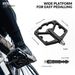 ROCKBROS Bike Pedals MTB Aluminium Pedals Sealed Bearing Non-slip 9/16 BMX Road Bike_desvips.com