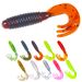 10pcs/bag Shad Soft Bait Creature Baits Soft Bait Crappie Predator Fishing Pike Soft Rubber Bait Fishing Accessories_desvips.com