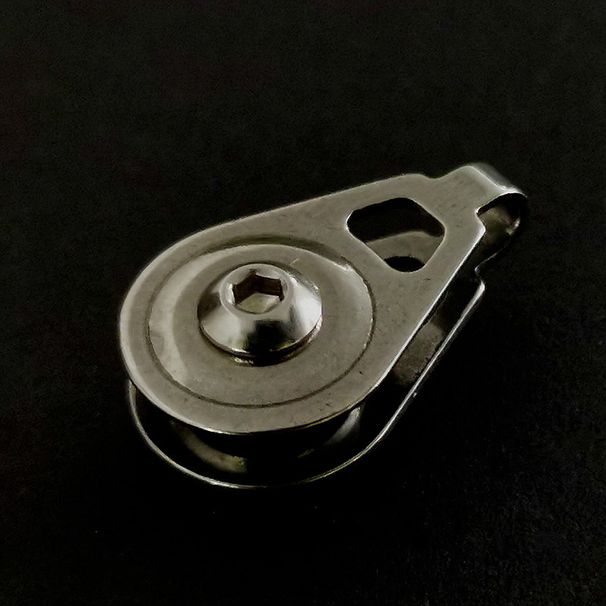 Visual Pulley Stainless Steel With Bearing Metal Slip Ring Rod Tip Line Loop Modified Anchor Fishing Accessories_desvips.com