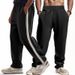 Spring Summer New American Style Thin Sports Casual Simple Trendy Loose Jogging Pants For Men_desvips.com