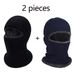 Thermal Knit Balaclava Hat With Fleece Lining - Windproof Face Mask For Skiing, Cycling & Winter Outdoor Activities (2-Pack, Unisex, Stretchy Fit)_desvips.com