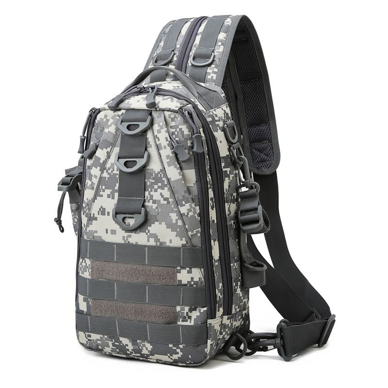 Multi-functional Single And Double-shoulder Backpack, Outdoor Camouflage Tactical Bag, Travel Sports Backpack For Men_desvips.com