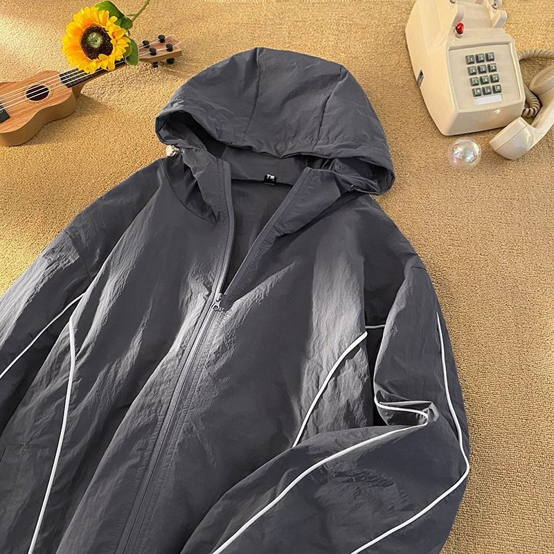 Summer Lightweight Hiking Jacket For Men And Women, Ice Silk Cool-touch Sun Clothing, Loose-fitting American-style_desvips.com