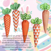 Easter Fabric Ornaments, Decorations, Carrot Holiday Gifts, Home Easter Tray Decorations_desvips.com
