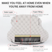 Outdoor Ice Silk Inflatable Pillow Foldable Portable Cheese Travel Pillow Waist Support Cushion Camping Nap Headrest_desvips.com