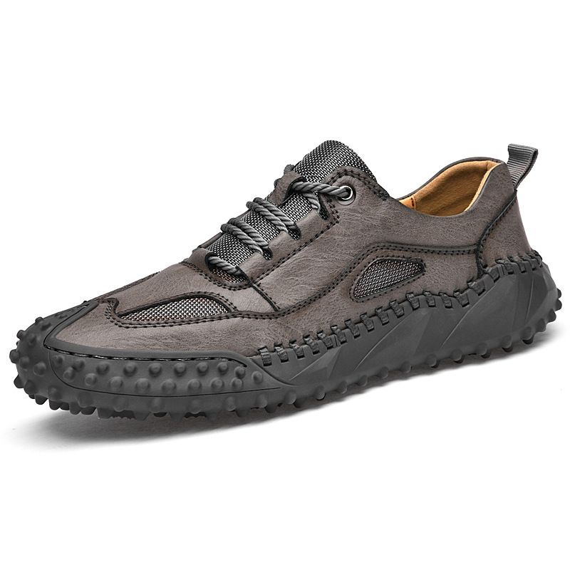 Unbeatable Quality Italy Removes Cabinet, Picks Up Leaks, Genuine Leather Thick Soled Sports Men's Tennis Shoes, Running Shoes_desvips.com