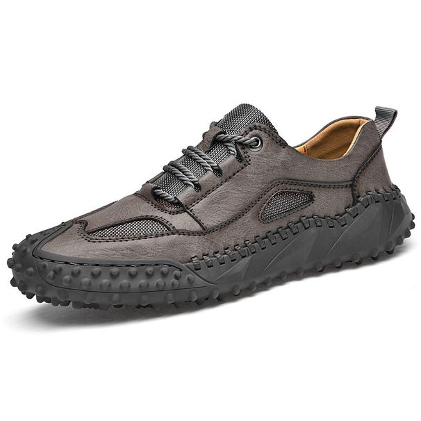 Unbeatable Quality Italy Removes Cabinet, Picks Up Leaks, Genuine Leather Thick Soled Sports Men's Tennis Shoes, Running Shoes_desvips.com