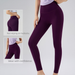 High Waist Yoga Fitness Running Sports Long Skin-Friendly Bare Sensation Slim Fit Quick-Dry Hip-Lifting Pilates_desvips.com