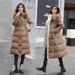 women's clothing long puffer coat – oversized winter jacket with hood, w & stylish_desvips.com