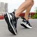 Men's Lace-Up Lightweight Mesh Breathable Comfortable All-Match Popcorn Sole Running Shoes Sport Sneakers_desvips.com