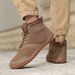 Unisex Waterproof Snow Boots With Fleece Lining - High Top Winter Shoes For Outdoor Activities, Slip-Resistant & Warm_desvips.com