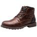 Martin American Style Large Size Work Men's Trendy High-top Motorcycle Short Paratrooper Boots_desvips.com